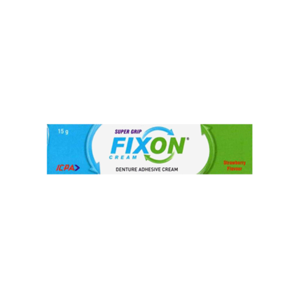 ICPA Fixon Adhesive Cream – Strawberry Flavour (15gm)