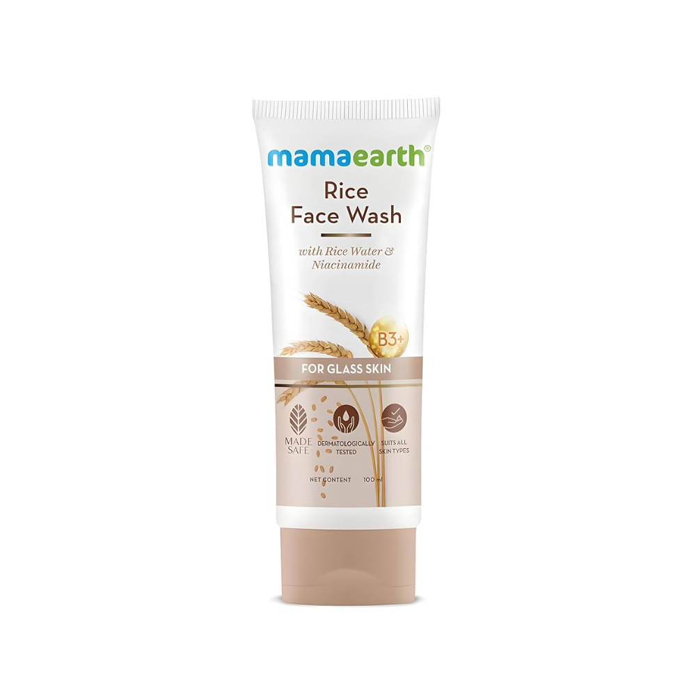 Mamaearth Rice Dewy Bright Face Wash