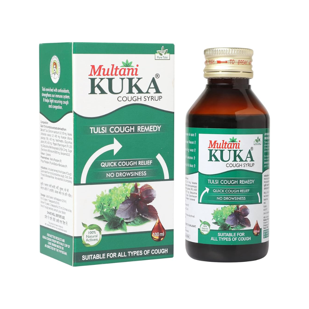 Multani Kuka Cough Syrup – Non-Drowsy (100ml)