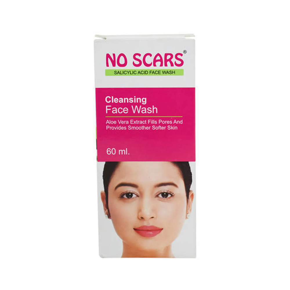 No Scars Cleansing Face Wash with Aloe Vera Extract (60ml)