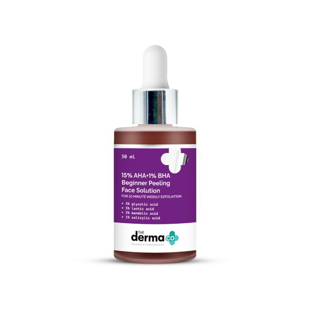 The Derma 15% AHA + 1% BHA Peeling Solution (30ml)