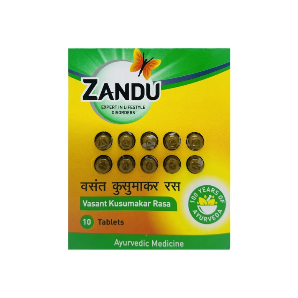 Zandu Vasant Kusumakar Ras (10tab)
