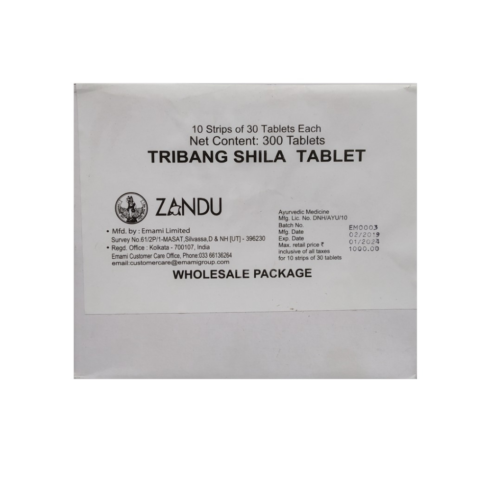 Zandu Tribangshila Tablets (30Tabs)