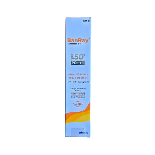 Ajanta Banray Advanced Peptide Sunscreen Gel SPF 50+ PA+++ (50gm)