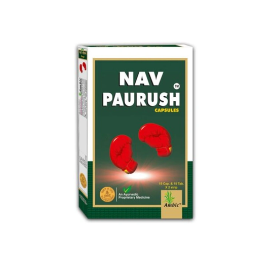 Ambic Nav Paurush Pack – 30 Capsules & 30 Tablets