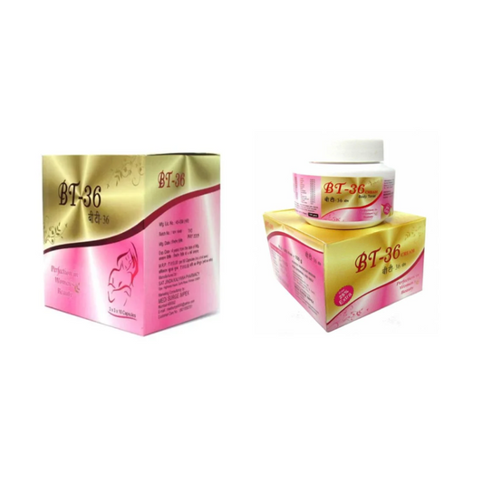 BT-36 Capsules & Cream Combo – Daily Wellness Routine (60 Capsules + 100gm Cream)