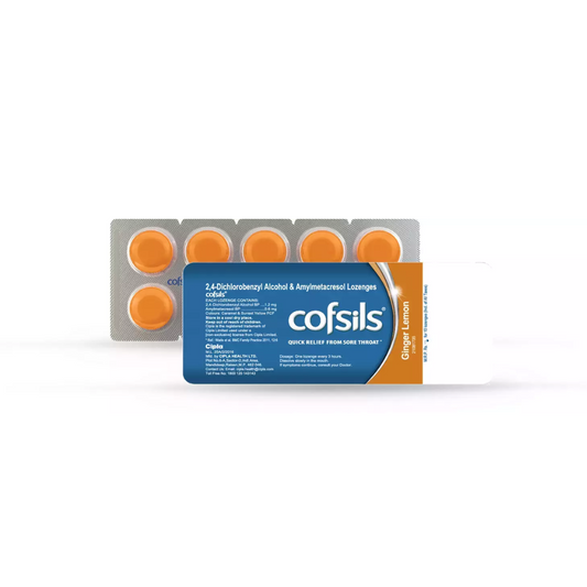 Cofsils Lozenges Lemon Ginger (10 Tablets)