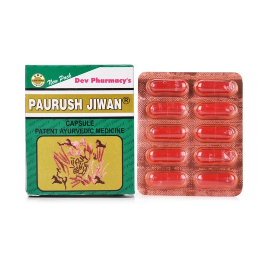 Dev Pharmacy Paurush Jiwan Capsules (60 Capsules)
