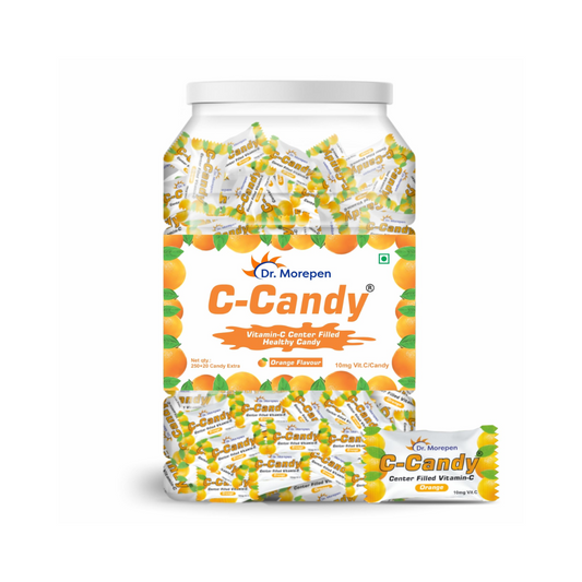 Dr. Morepen Vitamin C-Candy Chatpata Flavored (250 Count)