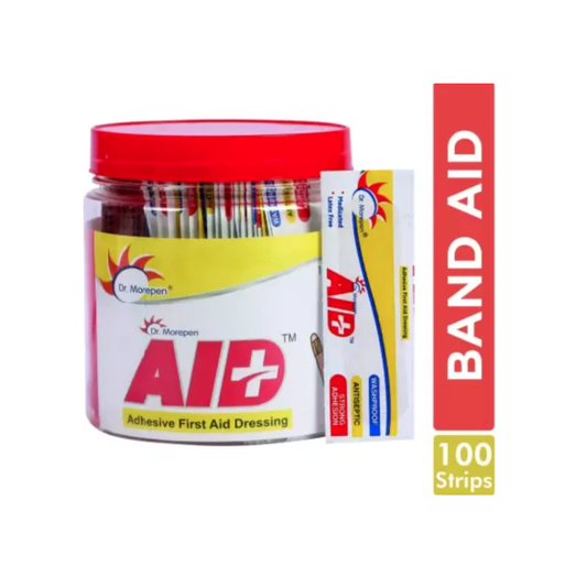 Dr Morepen Aid Adhesive Band Aid Waterproof (100 pcs)