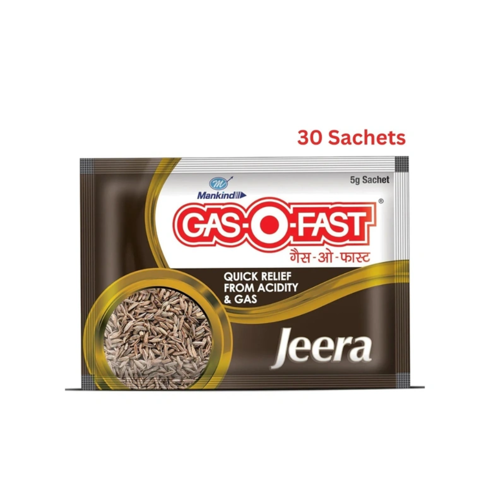 Gas O Fast Sachet Active Jeera (5gm, Pack of 30)