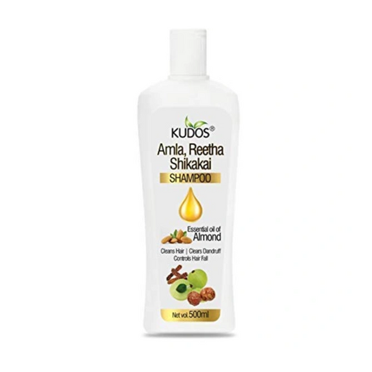Kudos Amla Reetha Shikakai Shampoo (500ml)