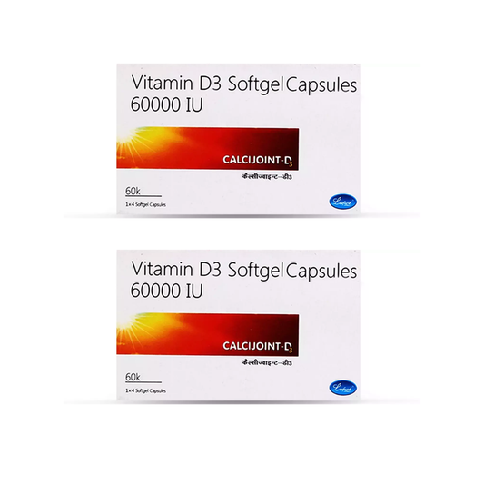 Leeford Calcijoint D3 60000 IU Softgel Capsules