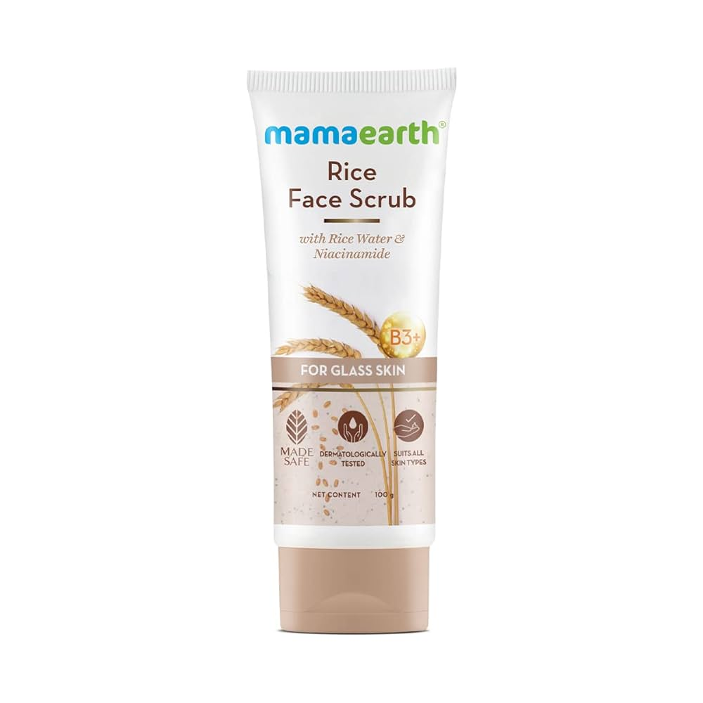 Mamaearth Rice Face Scrub (100g)