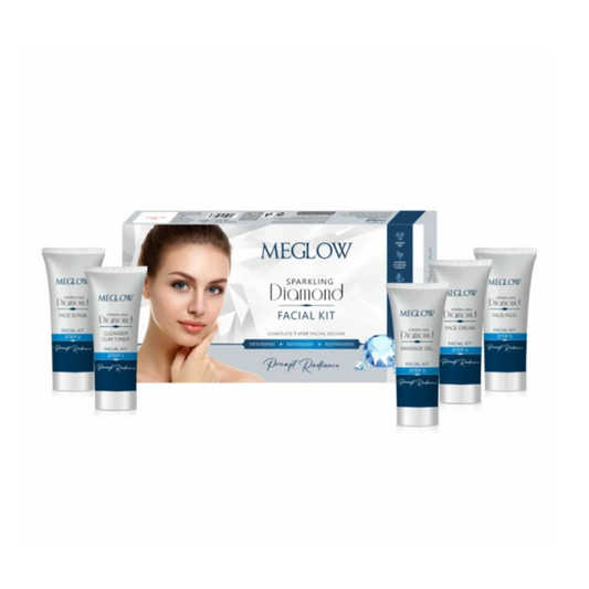Meglow Diamond Facial Kit for Instant Glow (105g)
