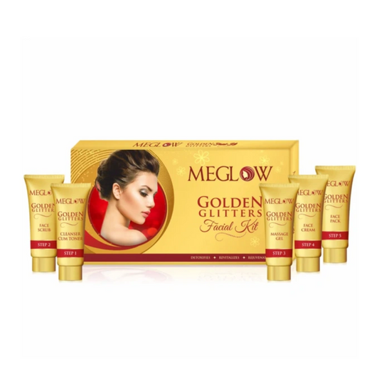 Meglow Gold Facial Kit for Instant Glow (105g)