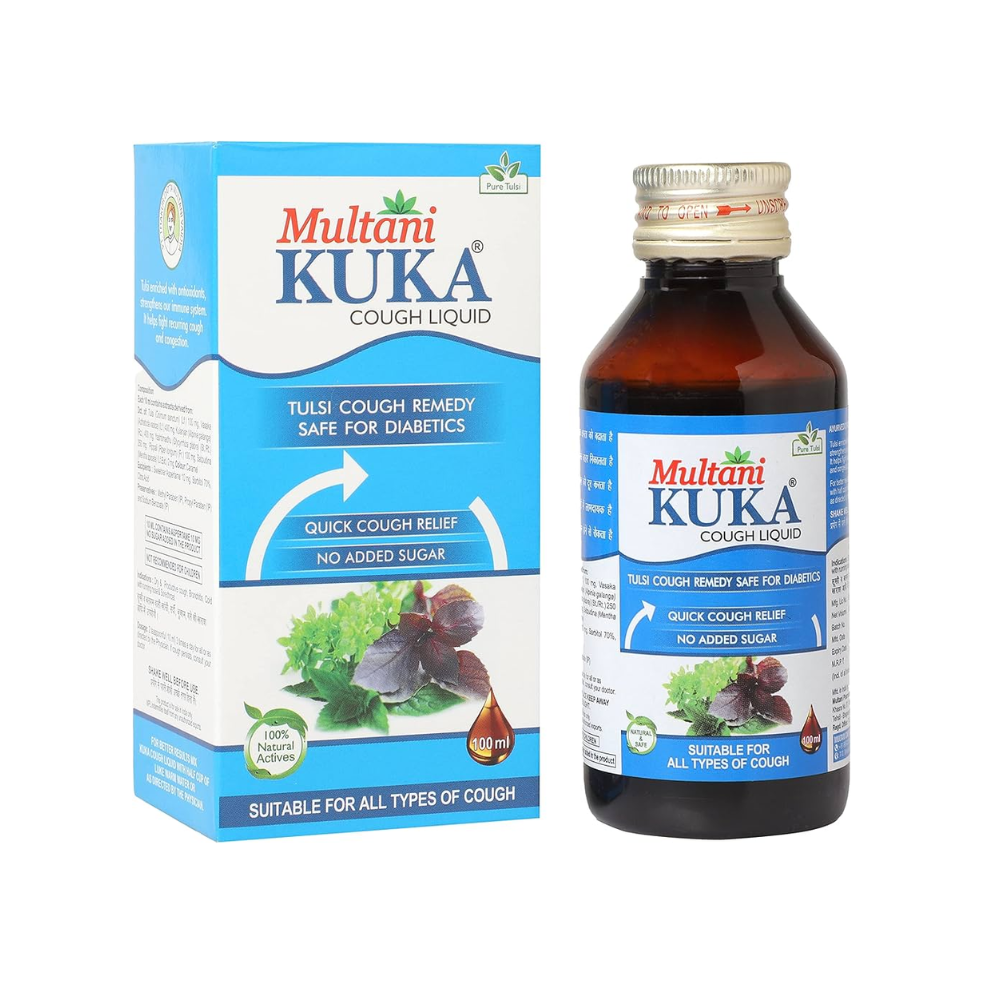 Multani Kuka Cough Liquid (Sugar Free) (100ml)