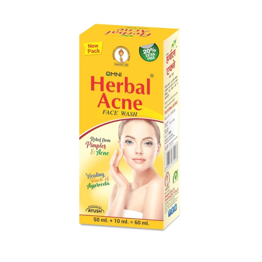 Omni Herbal Acne Face Wash (60ml)