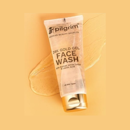 Pilgrim 24K Gold Gel Face Wash (100ml)