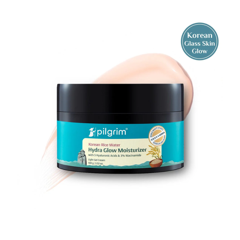 Pilgrim Korean Rice Water Hydra Glow Moisturizer (100gm)