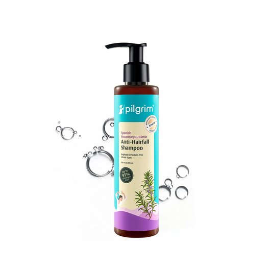 Pilgrim Spanish Rosemary Biotin Anti-Hairfall Shampoo (100ml)