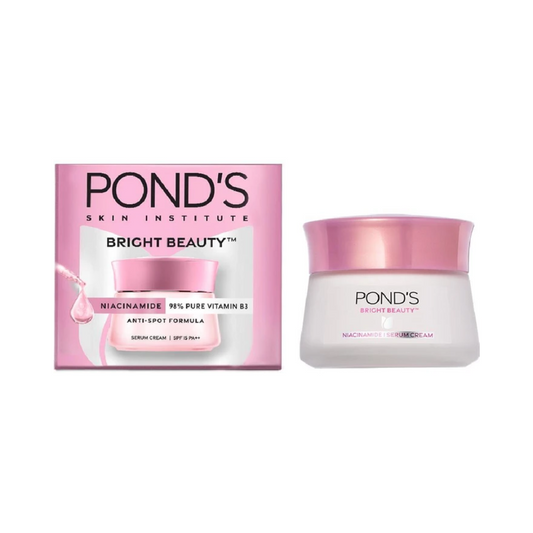 Pond’s Bright Beauty Anti‑Spot Serum Cream with Niacinamide & SPF 15 PA++ (50g)