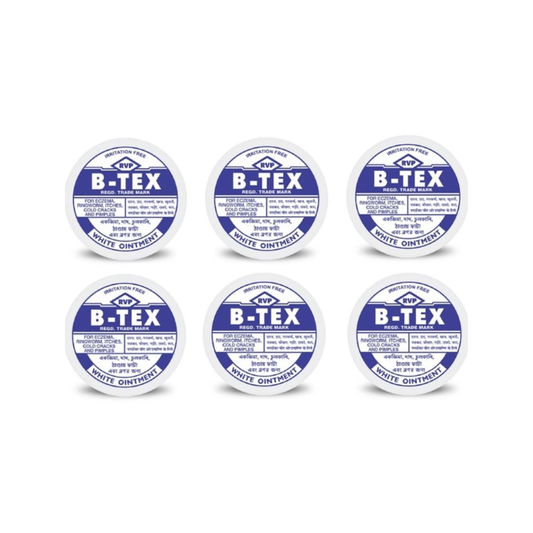 RVP B-Tex White Ointment (14g, Pack of 6)