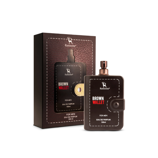 Ramsons Brown Wallet For Men Eau De Parfum (100ml)