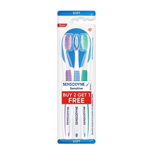 Sensodyne Sensitive Soft Toothbrush (Buy 2 Get 1 Free)