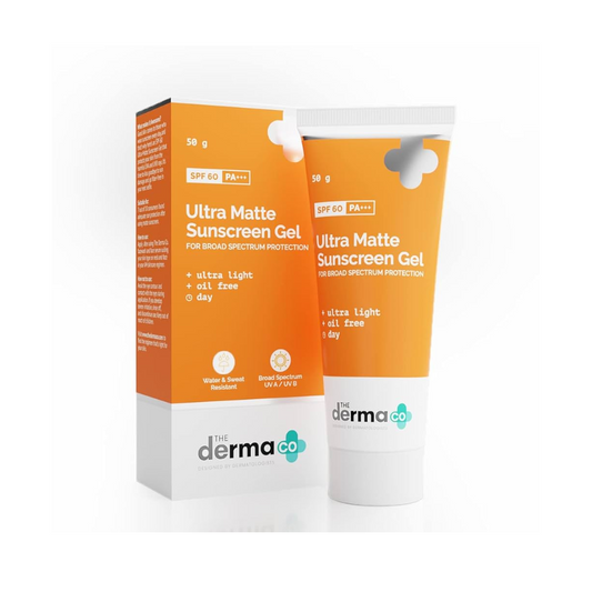 The Derma Co Ultra Matte Sunscreen Gel SPF 60 (50gm)