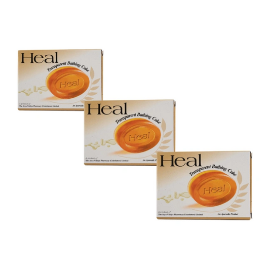 AVP Heal Transparent Bathing Bar (75gm x Pack of 3)