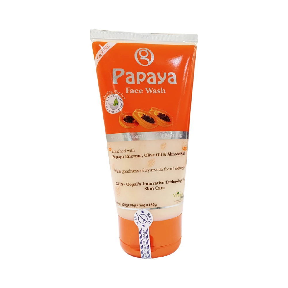 Vrinda Amrit Papaya Face Wash (150ml)