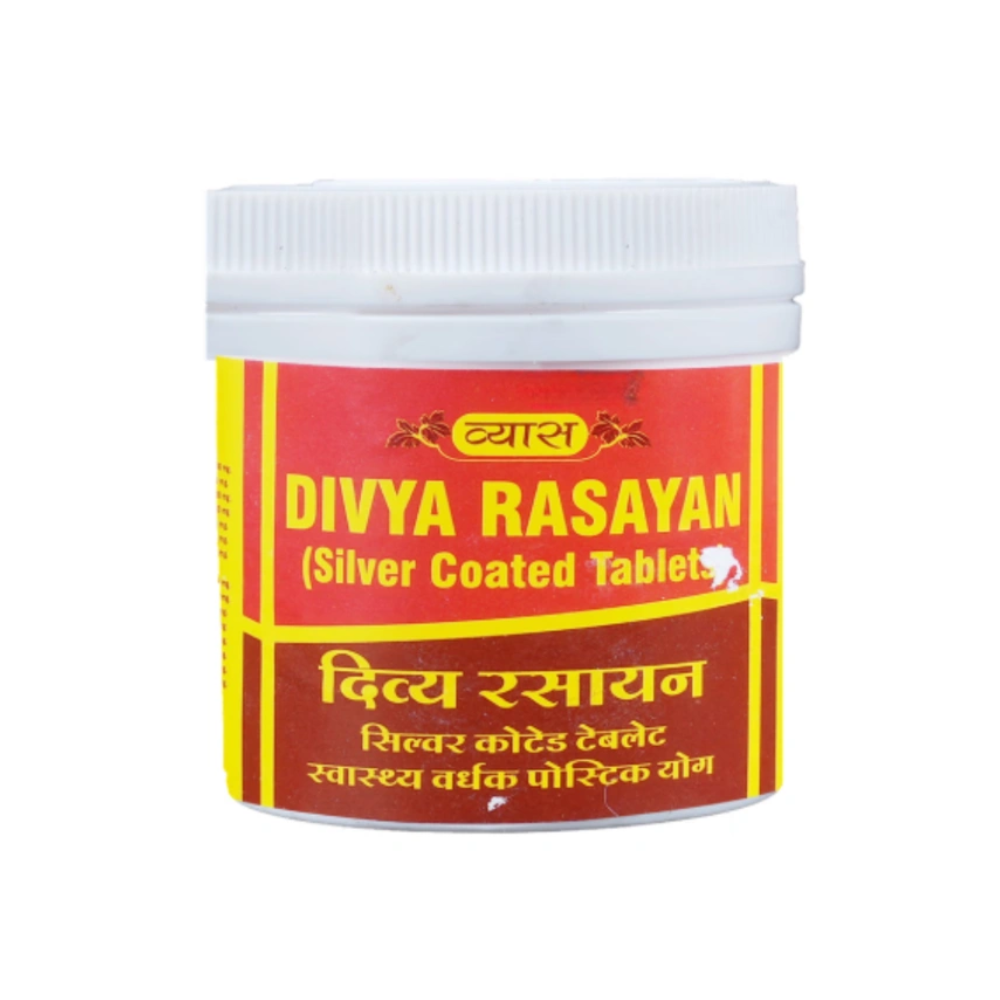 Vyas Divya Rasayan Vati (Silver Coated) Tablets (100Tabs)